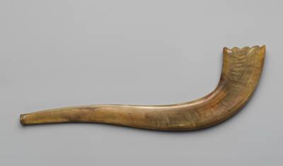 Shofar (ca. 1850–1946) — Shofar, photograph from The Met