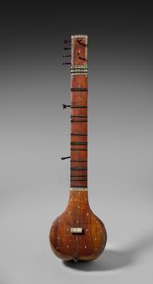 Sitar (1800s) — Sitar, photograph from Cleveland Museum of Art