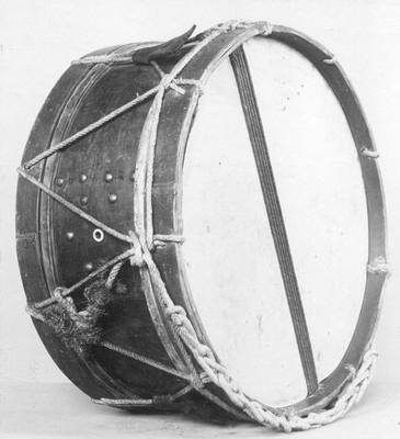 Snare Drum (mid to late 19th century) — Snare drum, photograph from The Met