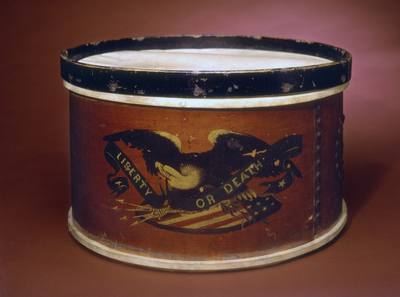 Stevens Snare Drum (1812) — Snare drum, photograph from Smithsonian
