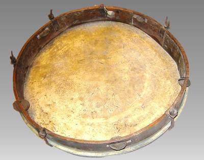 Tambourine (mid 19th century) — Tambourine, photograph from The Met