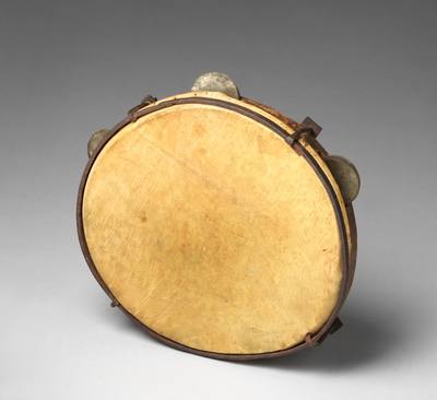 Tambourine (19th century) — Tambourine, photograph from The Met