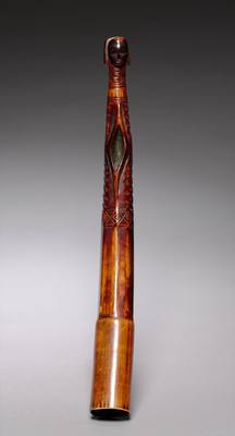 Side-Blown Trumpet (late 1800s) — Trumpet, photograph from Cleveland Museum of Art