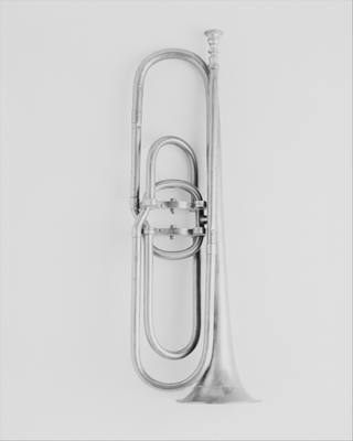 Valve Trumpet in F (ca. 1842) — Trumpet, photograph from The Met