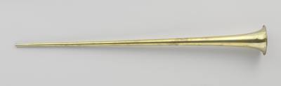 Fanfare trumpet (c. 1815 - c. 1830) — Trumpet, photograph from Rijksmuseum