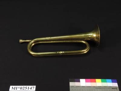 U.S. Army Trumpet (1879-1891) — Trumpet, photograph from Smithsonian