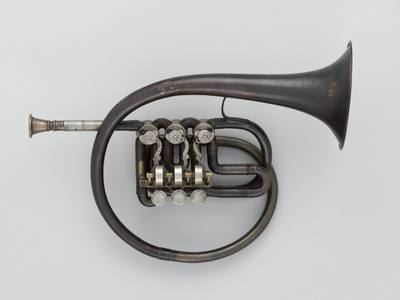 Soprano Helicon in B-flat (mid-19th century) — Tuba, photograph from The Met