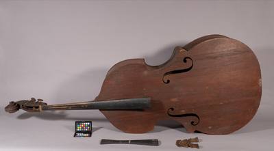 Bass Viol (ca. 1820) — Viol, photograph from The Met