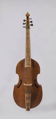 Bass viol (1705) — Viol, photograph from Rijksmuseum