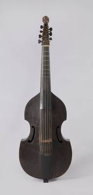 Bass Viol (c. 1700) — Viol, photograph from Rijksmuseum