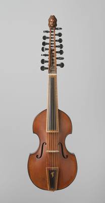 Viola d’Amore (c. 1750) — Viola d'amore, photograph from Rijksmuseum