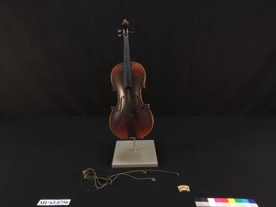 Violin (3/4 size) (1898 - 1902) — Violin, photograph from Smithsonian
