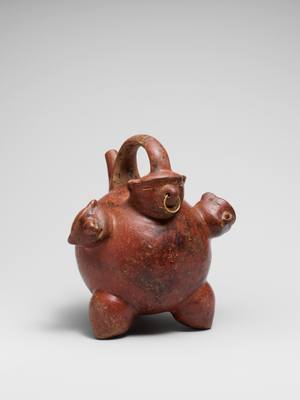 Whistle Jar (100–900 CE) — Whistle, photograph from The Met
