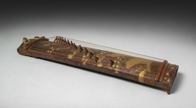 Koto (Zither) (early to mid-1800s) — Zither, photograph from Cleveland Museum of Art