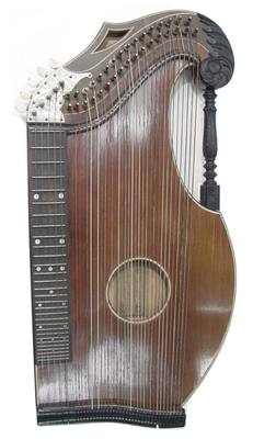 Harp Zither (early 20th century) — Zither, photograph from The Met